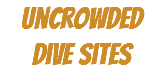 Uncrowded Dive Sites